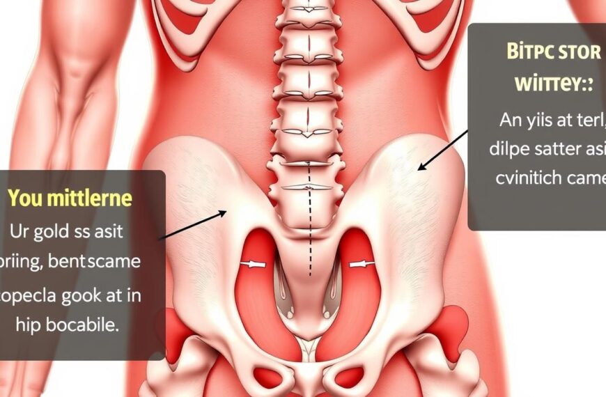 Anatomiczna lokalizacja talii u mężczyzny z zaznaczonym najwęższym miejscem gdzie jest talia
