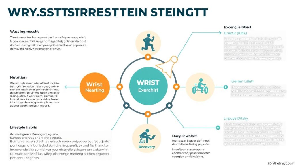 Holistyczne podejście do wzmacniania nadgarstków łączące ćwiczenia, dietę i zdrowy styl życia dla osób z chudymi rękami w nadgarstkach