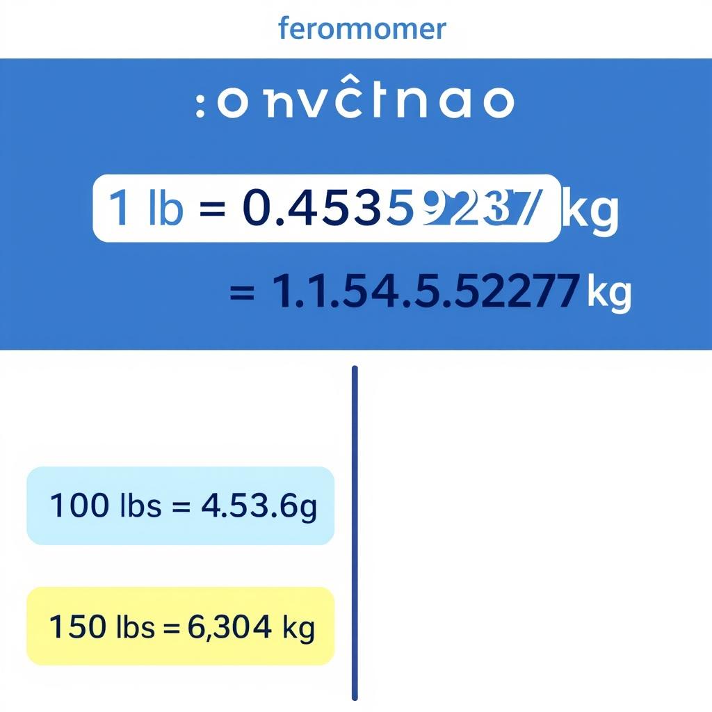 Infografika pokazująca przelicznik lbs na kg - wizualna pomoc w zrozumieniu co to jest lb
