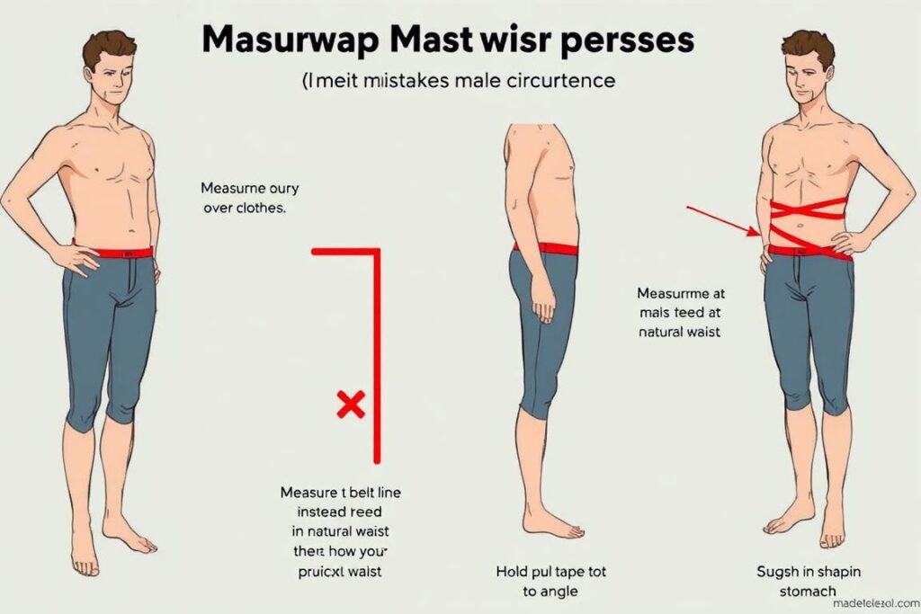 Najczęstsze błędy przy pomiarze talii u mężczyzn gdzie jest talia