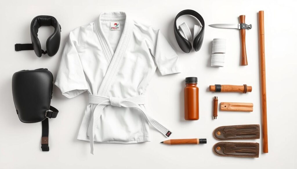 Podstawowy sprzęt do treningu wschodnich sztuk walki