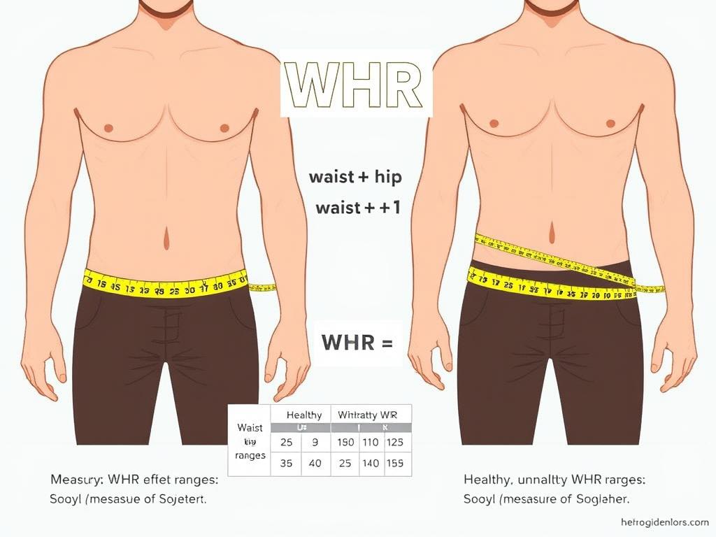 Pomiar wskaźnika WHR u mężczyzny - stosunek talii do bioder jak zmierzyć talię u mężczyzn