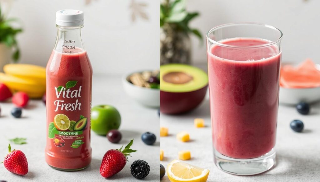 Porównanie smoothie z Biedronki z domowym smoothie