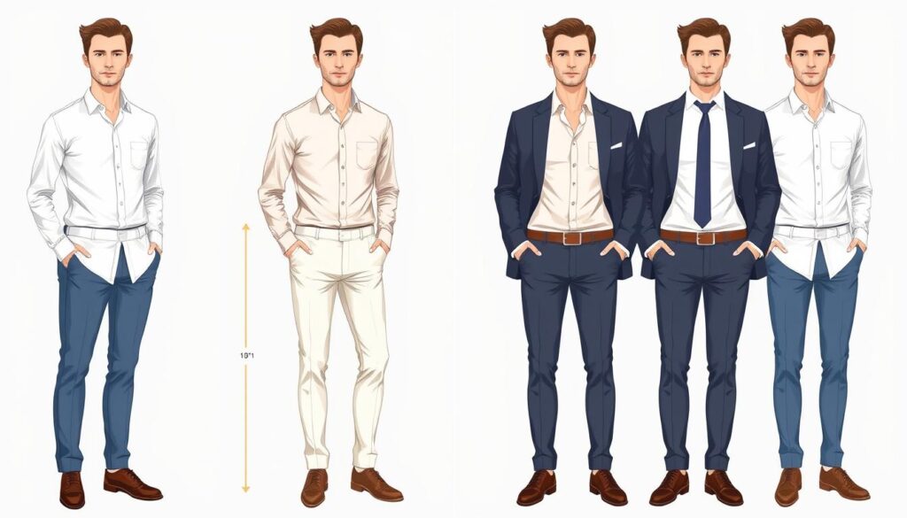 Prawidłowo dopasowana odzież męska w oparciu o pomiar talii gdzie mierzyć talię