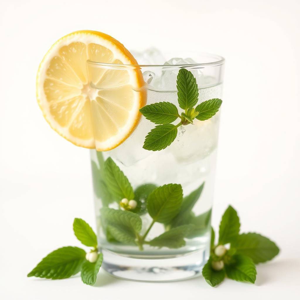 Szklanka coli kcal - woda z cytryną i miętą jako zdrowa alternatywa o zerowej kaloryczności