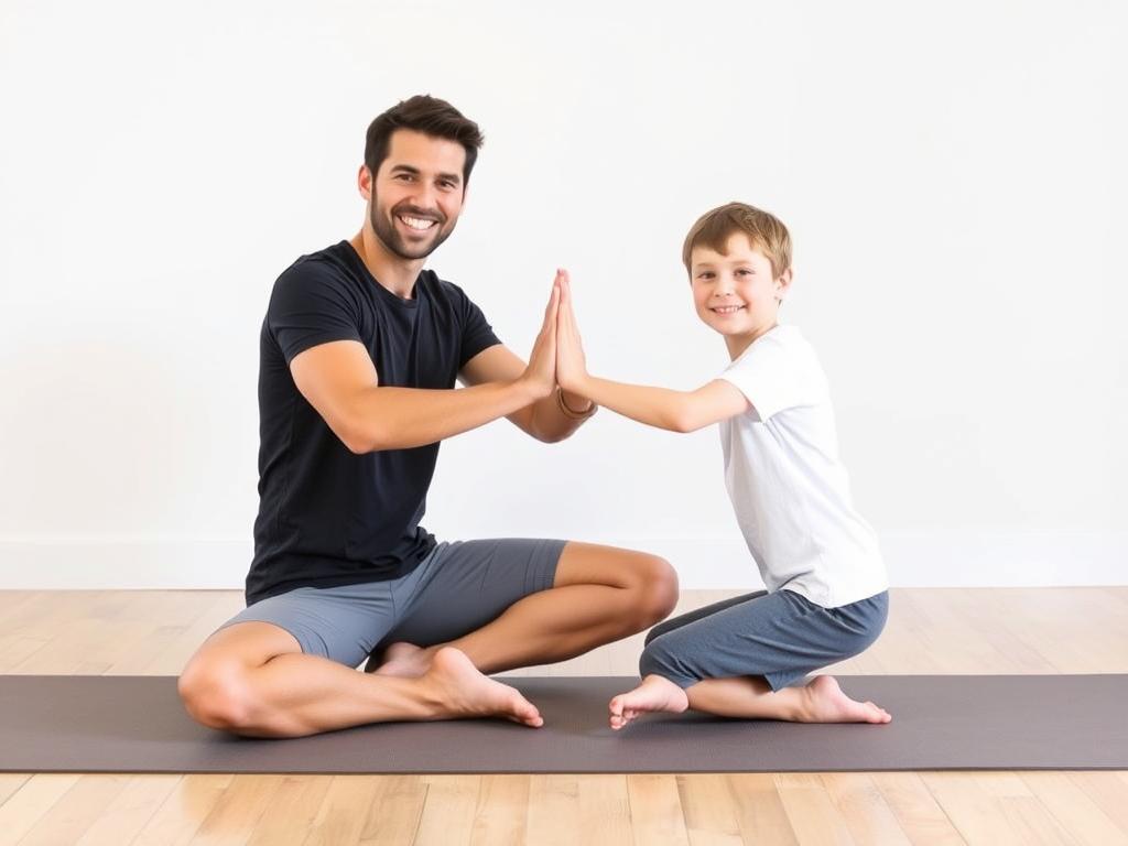 Yoga challenge 2 osoby - łódka partnerska dla dzieci