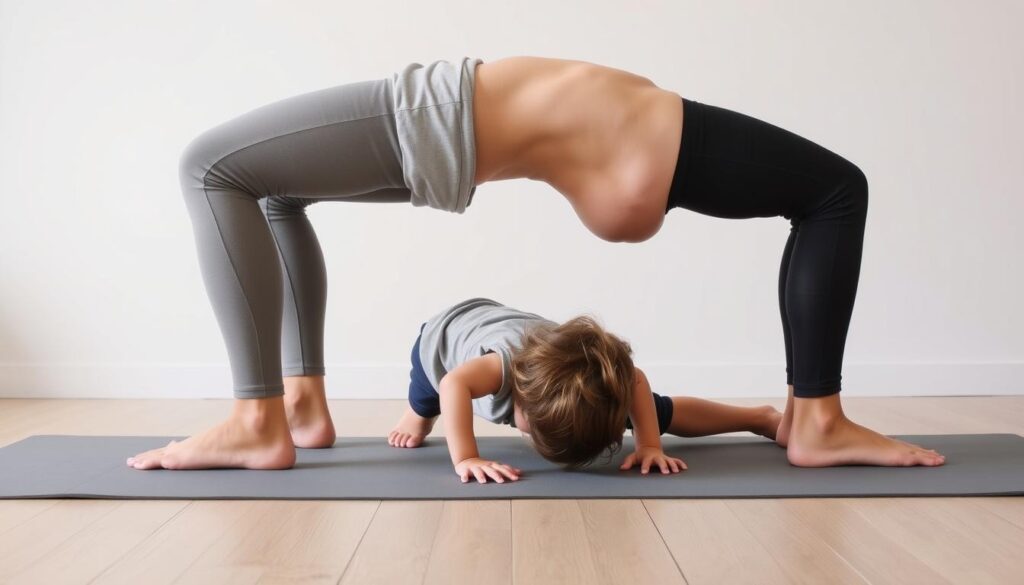 Yoga challenge 2 osoby - most i tunel dla dzieci