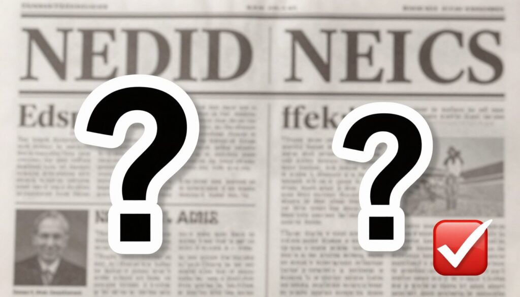 Symboliczne przedstawienie plotek medialnych i faktów