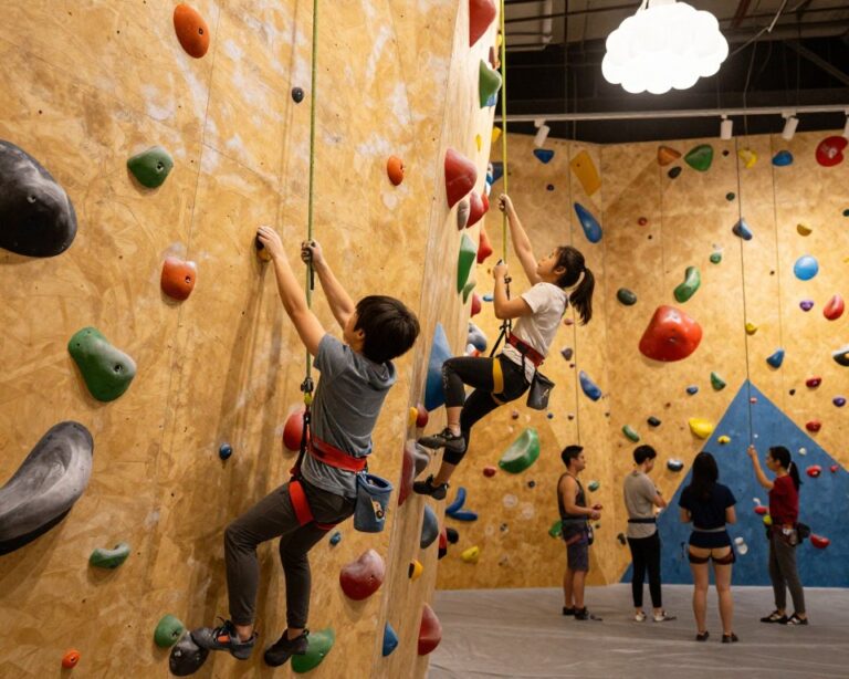 bouldering czy wspinaczka z lina
