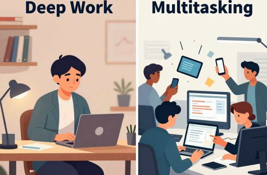 deep work vs multitasking